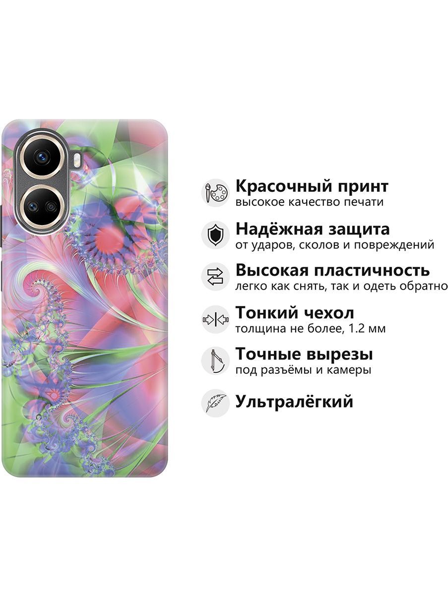 Чехол на Huawei nova 10 SE с принтом 