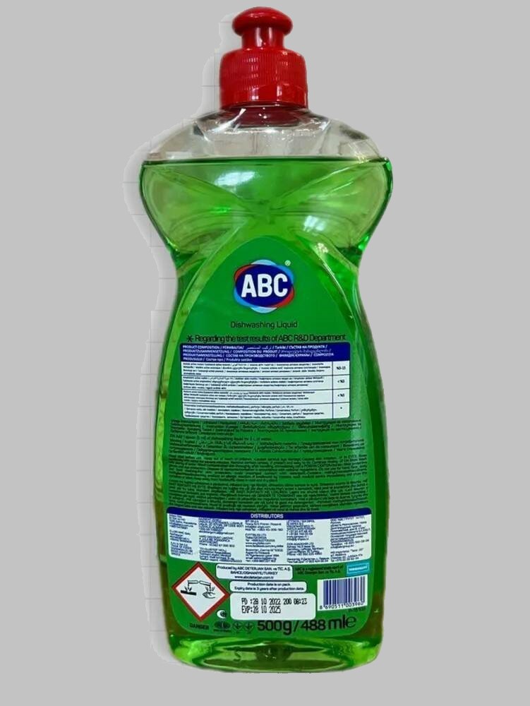 Средство для мытья посуды ABC яблоко, 500 г - купить в Москве, цены на ...