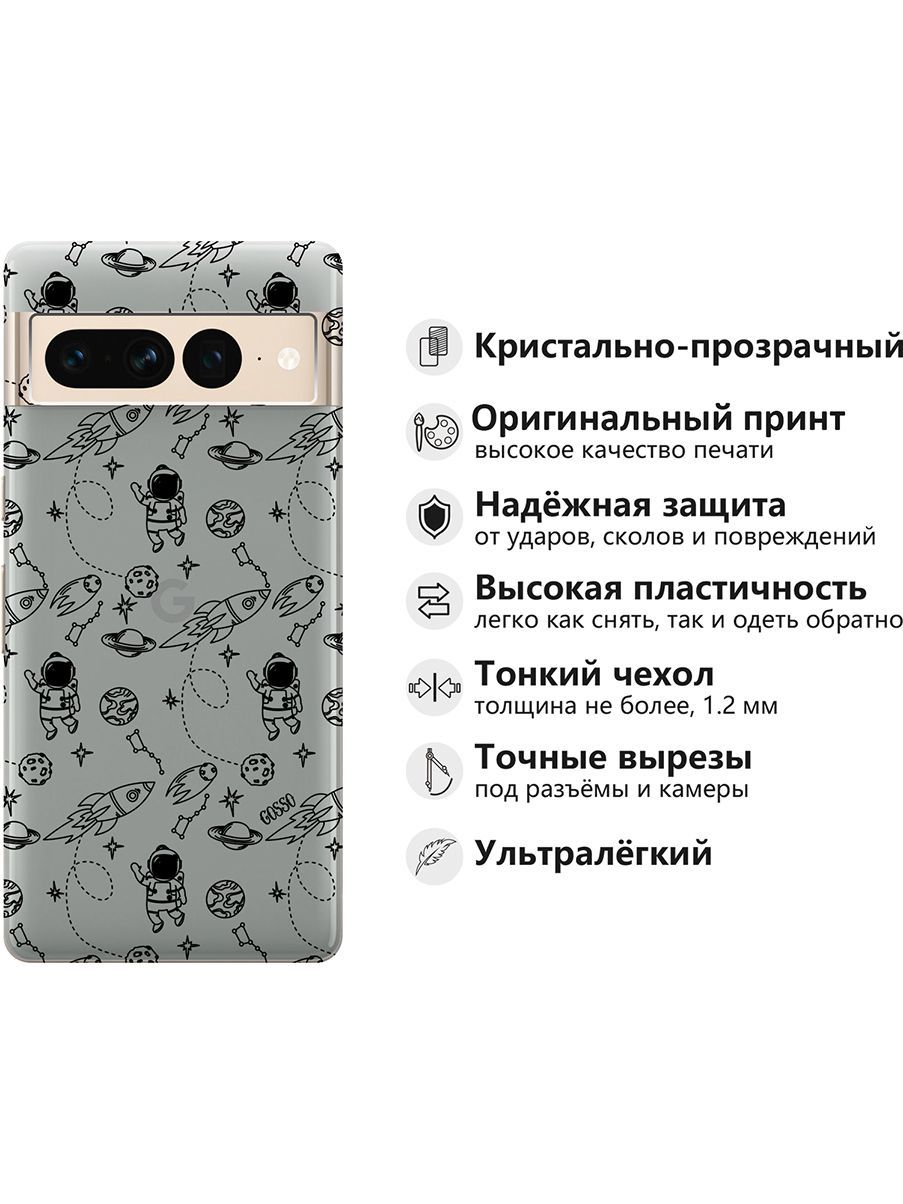 Чехол на Google Pixel 7 Pro с 3D принтом 