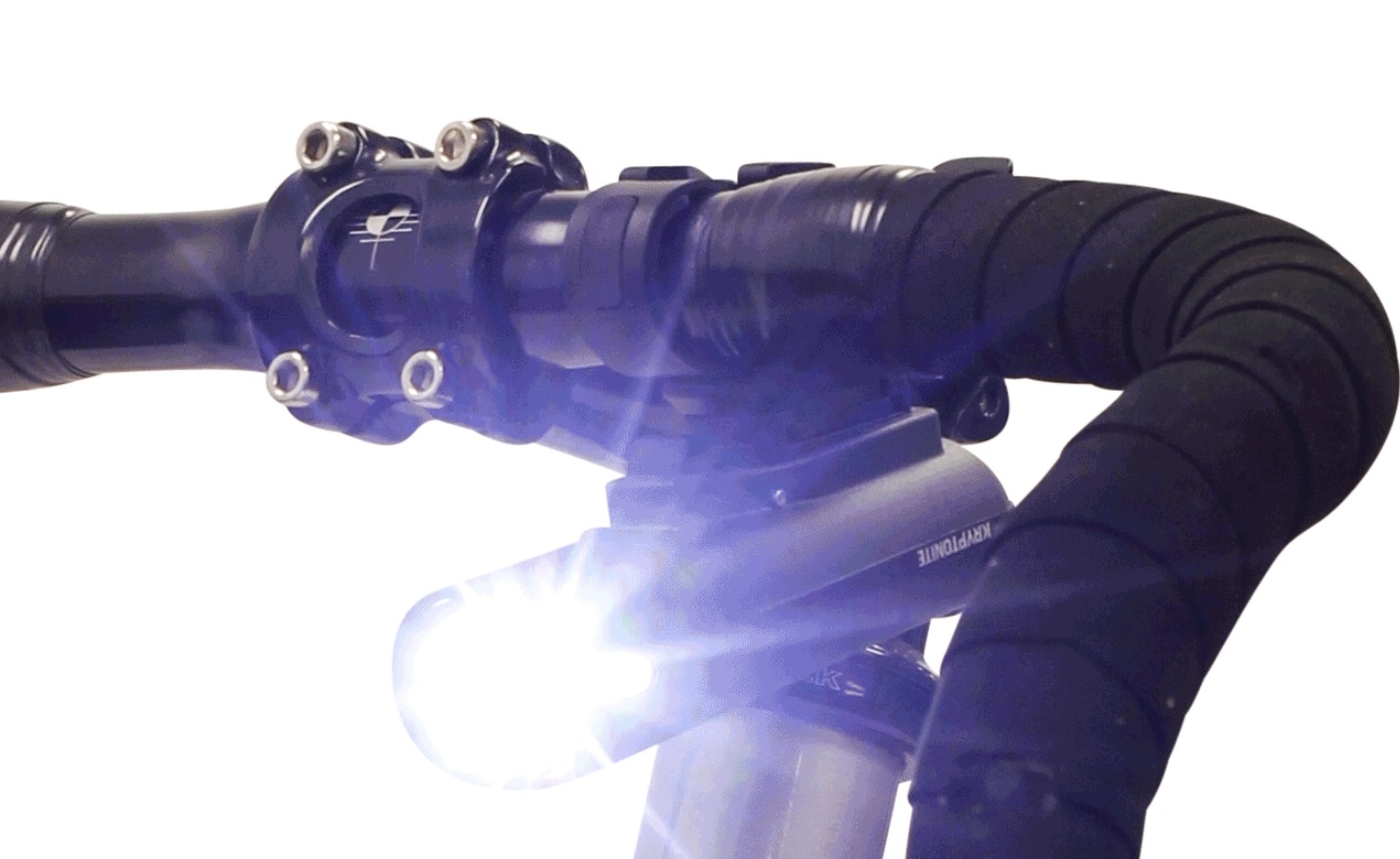 Велосипедный фонарь передний Kryptonite Street F-150 черный