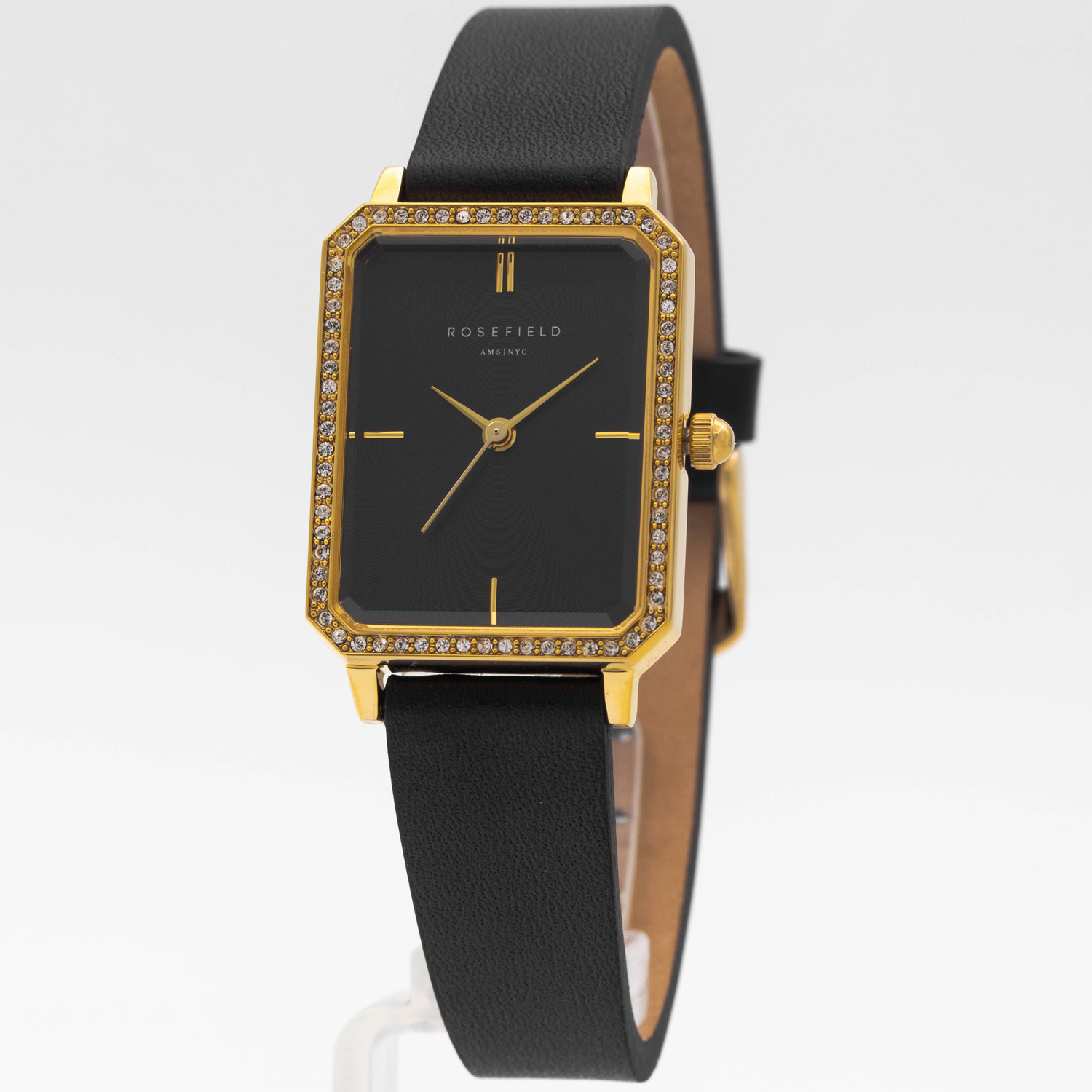 Наручные часы женские Rosefield OBBLG-O51 черные