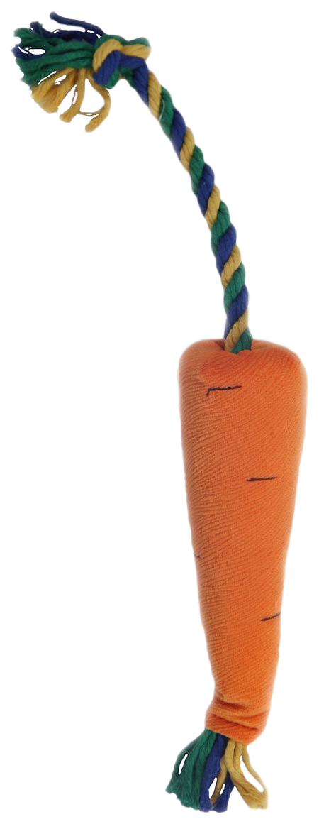 Игрушка для собак Joy Морковка оранжевый, 5 см