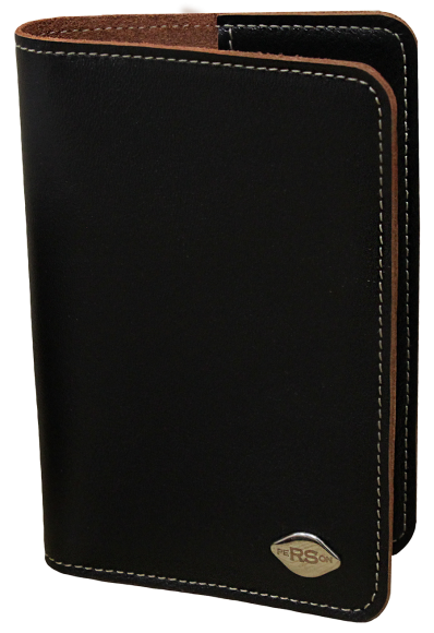 Обложка для паспорта мужская Person ОП-RS черная