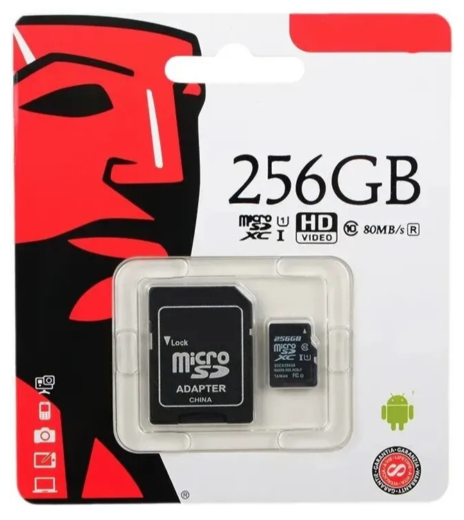 Карта памяти NoBrand Micro SD 256Гб MicroSD256Gb (Карта памяти MicroSD 256Гб), купить в Москве, цены в интернет-магазинах на Мегамаркет