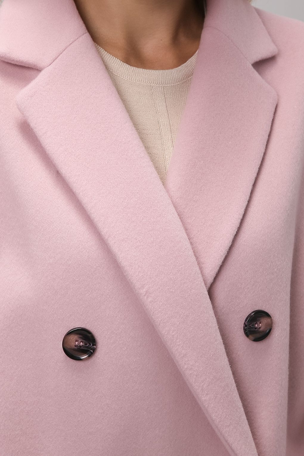 Пальто женское Belucci BL21086112 розовое 48 RU