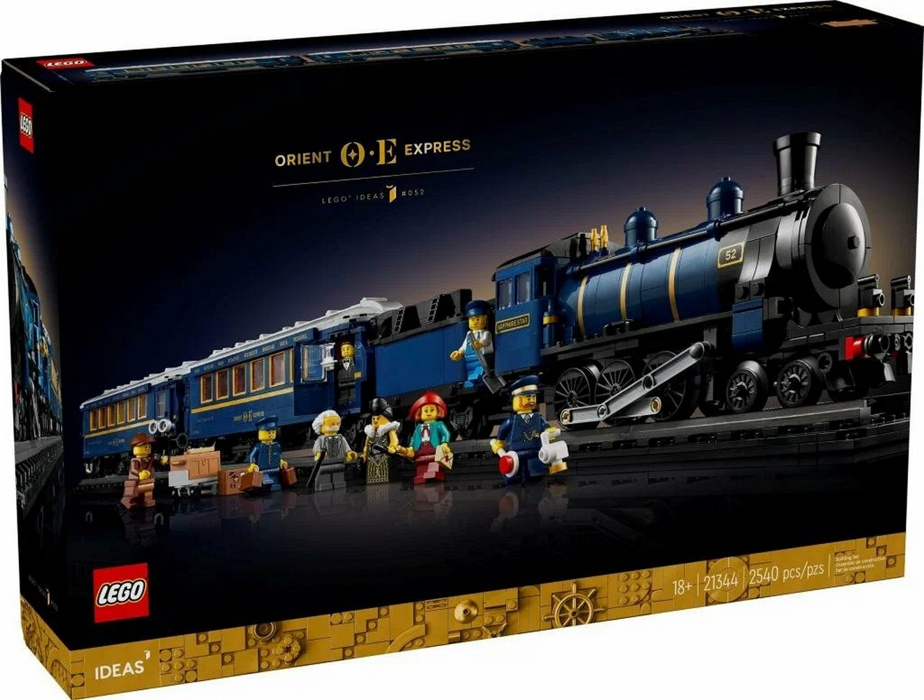 Конструктор LEGO 21344 Ideas The Orient Express Восточный экспресс, 2540 де...