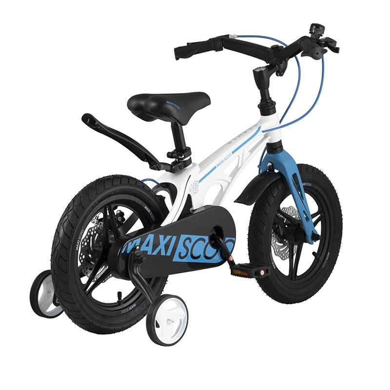 Велосипед двухколесный Maxiscoo Cosmic (2021) Делюкс 18" белый жемчуг