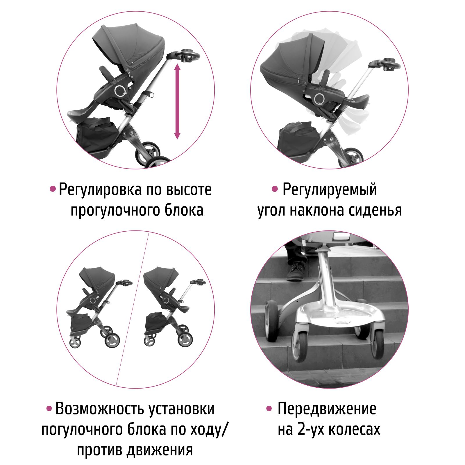 Детская коляска-трансформер 2в1 Nuovita Sogno (Blu/Синяя)