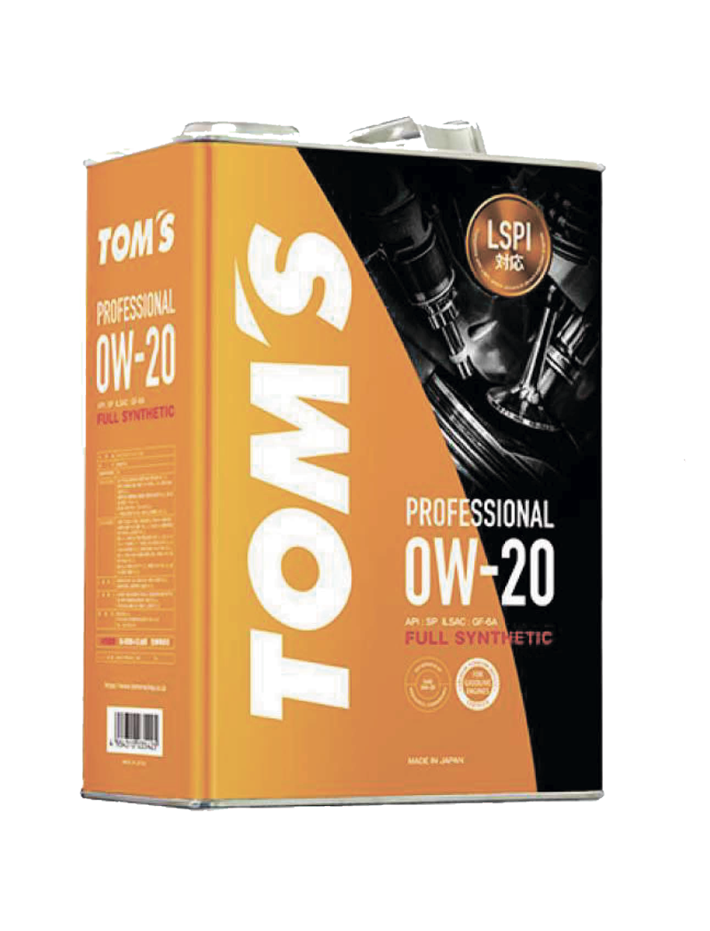 Моторное масло Toms синтетическое Professional 0W20 4л - купить на