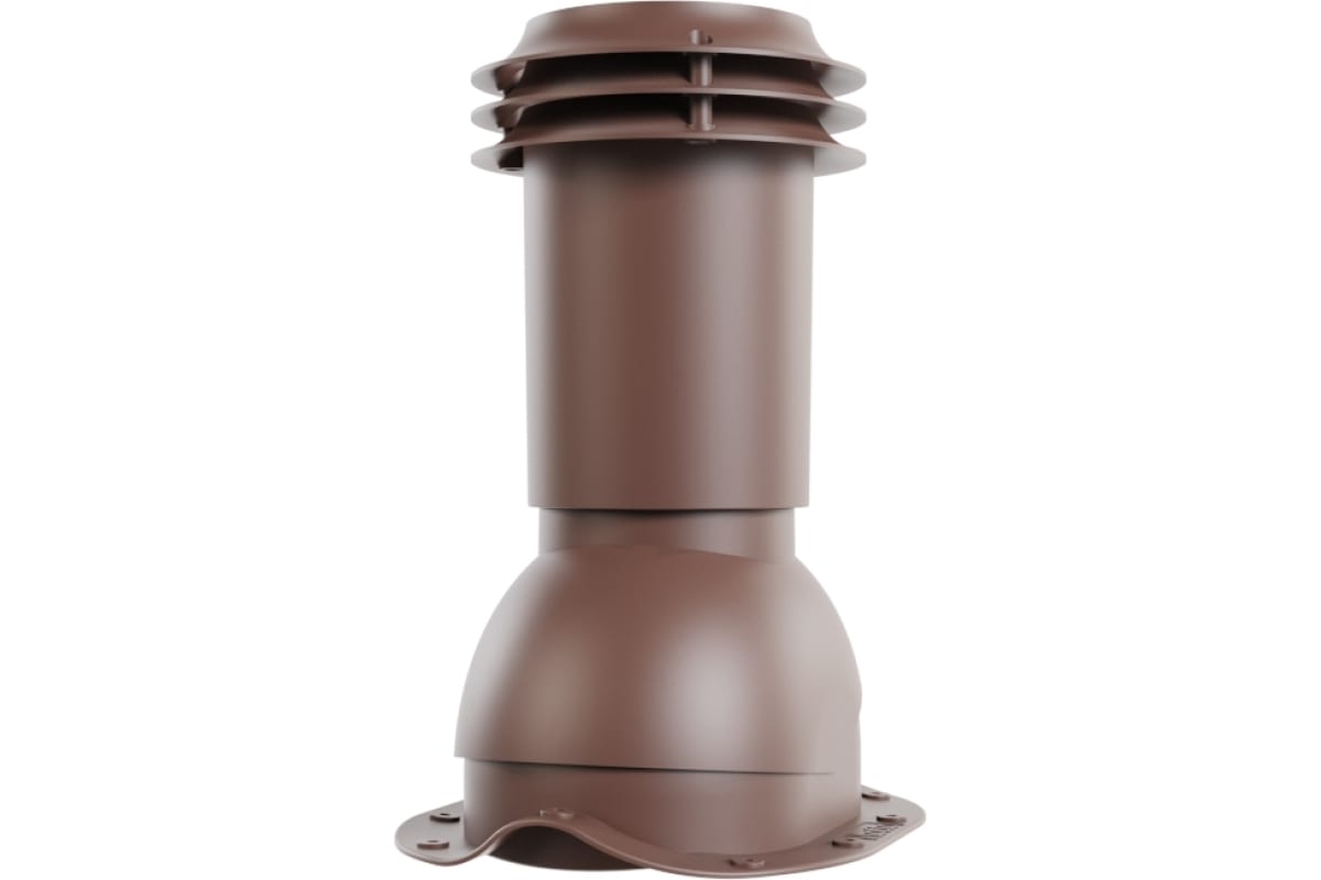 Выход вентиляции канализации для металлочерепицы Viotto коричневый шоколад RAL 8017 07.500 купить в интернет-магазине, цены на Мегамаркет