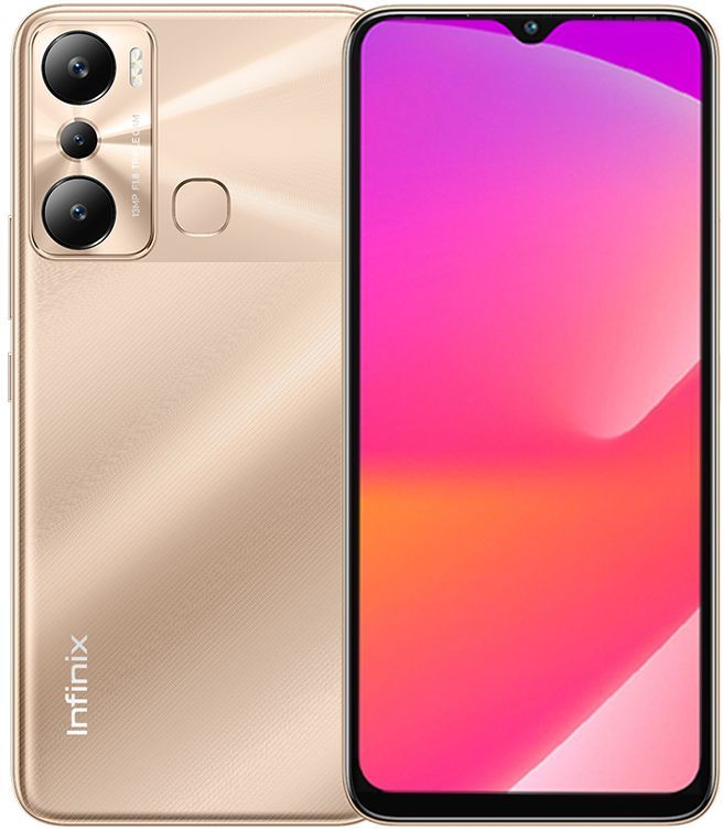 Смартфон Infinix Hot 20i X665E 4/64GB золотистый - купить в Смарт Маркет, цена на Мегамаркет