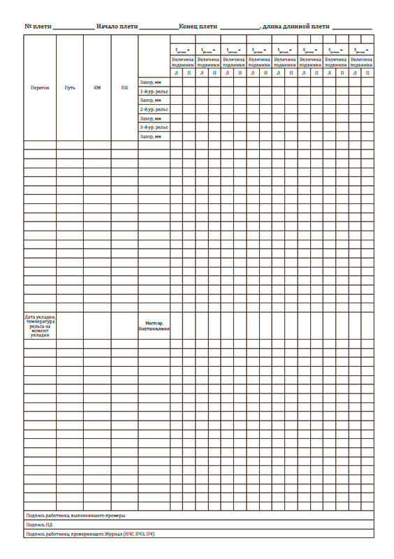 Журнал учета подвижек уравнительных рельсов. Уравнительный прибор метрополитен. Журнал наблюдения за трещинами пример заполнения. Как заполнять журнал монтажа строительных конструкций. Журнал учета подвижек уравнительных рельсов.