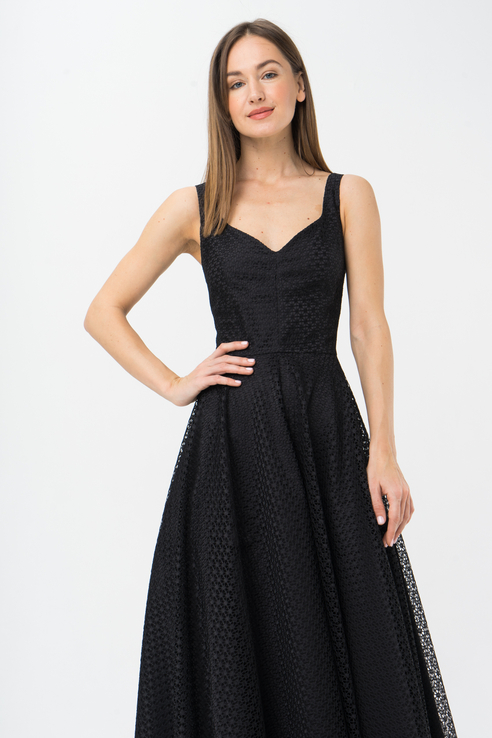 Платье женское Calista 3-1451708 черное 46 RU