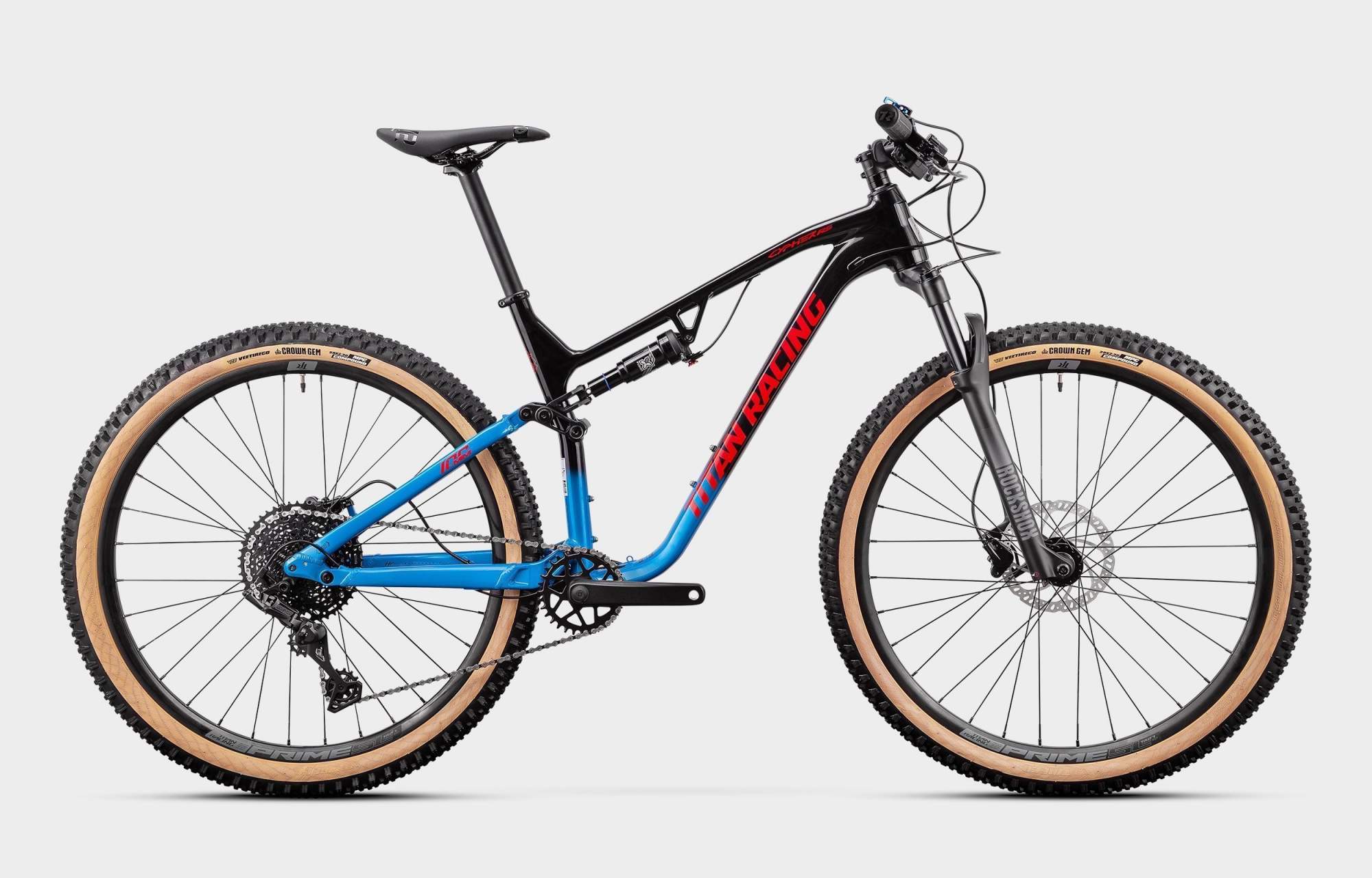 Велосипед Titan Racing Cypher RS Sport Black-Blue-Red 29 L 2023 (2231091130029) - купить в Веломир, цена на Мегамаркет