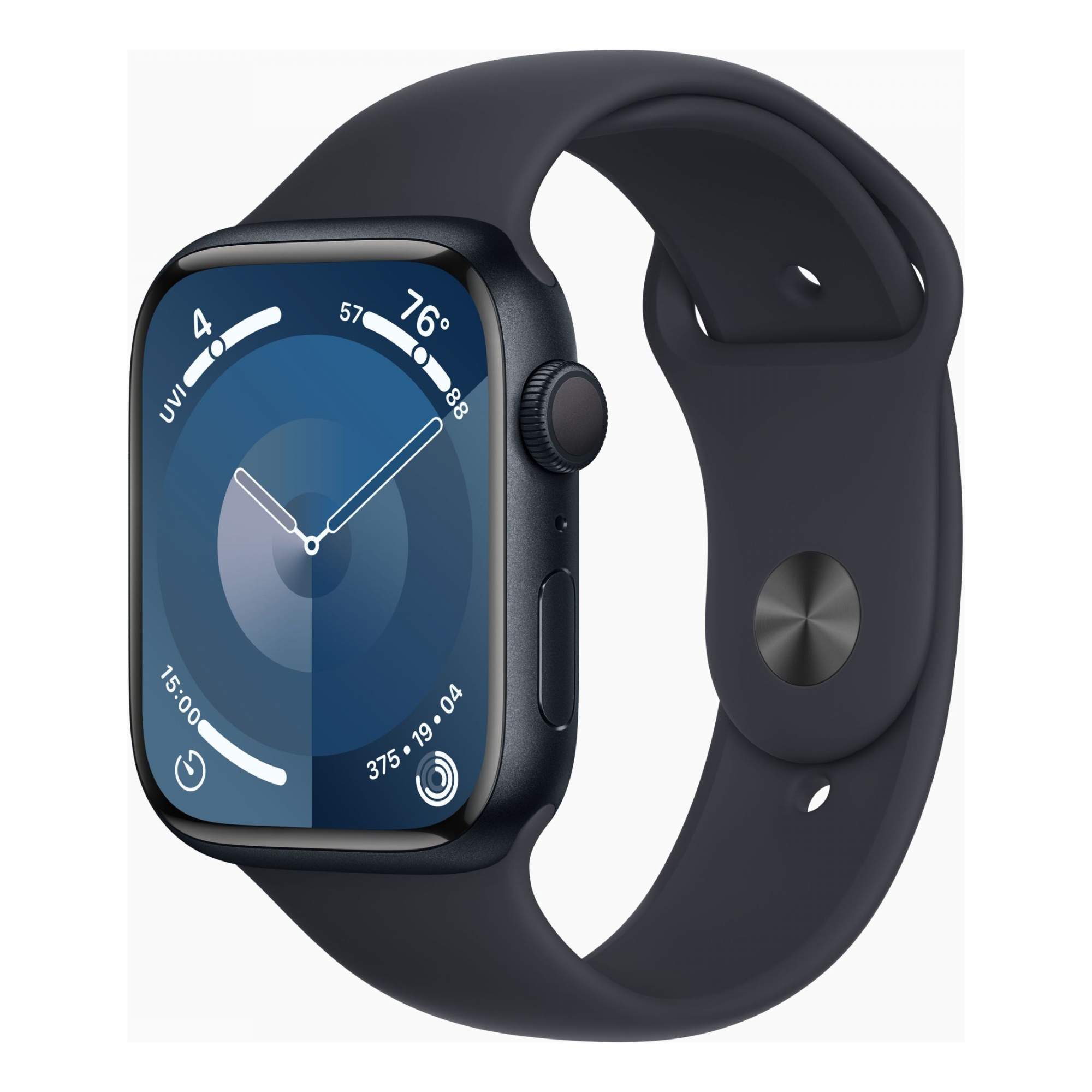 Смарт-часы Apple Watch Series 9 45 мм, Sport band, размер S/M, 1988077, купить в Москве, цены в интернет-магазинах на Мегамаркет