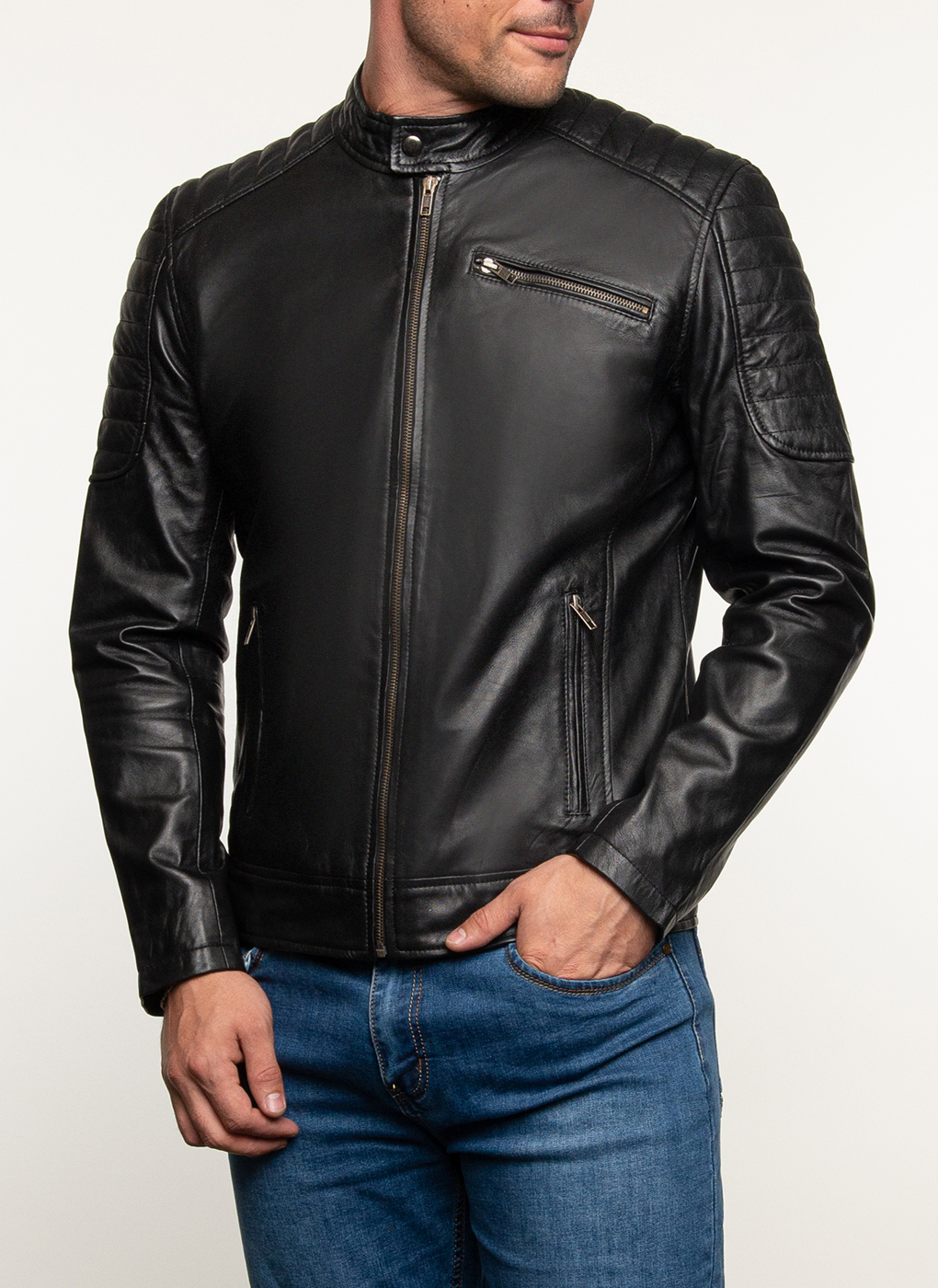 каляев кожаные куртки мужские