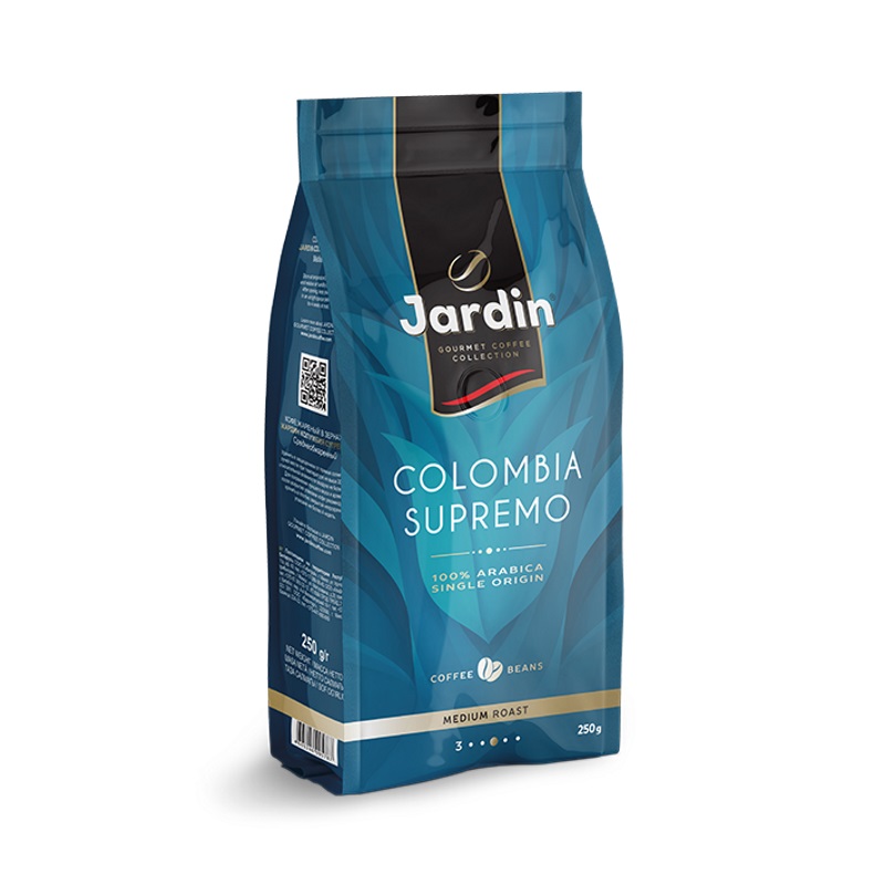 Кофе в зернах Jardin Colombia Supremo 250 г - купить в Глобус Гипермаркет - Купер, цена на Мегамаркет