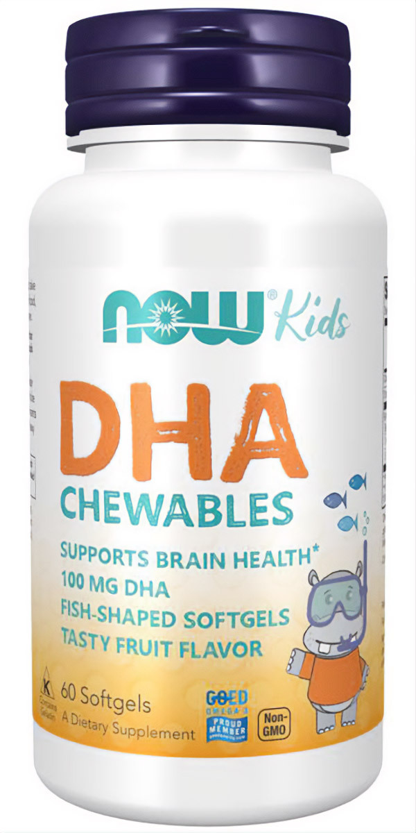 Omega 3 NOW Kid's Chewable Dha 60 капс.
