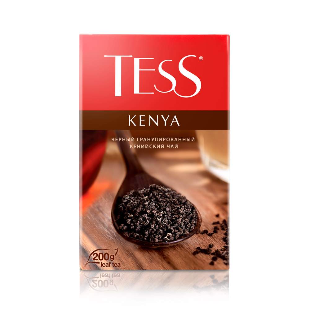 Чай чёрный Tess Kenya, гранулированный, 200 г - купить в Мегамаркет Москва Пушкино, цена на Мегамаркет