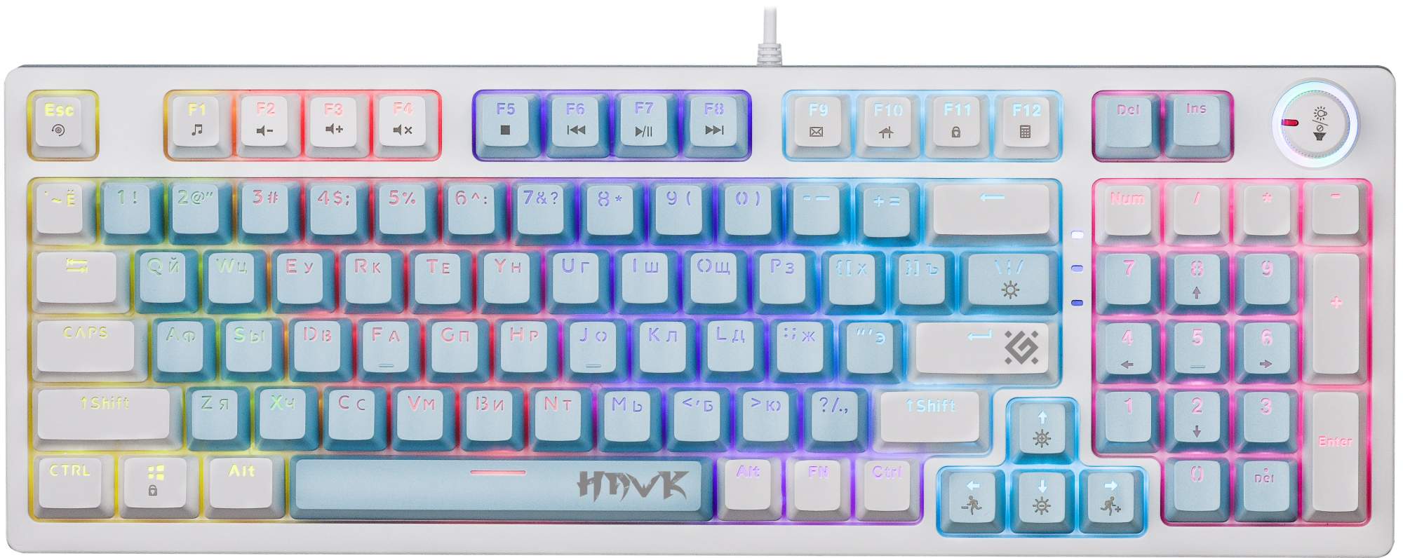 Механическая клавиатура Defender Hawk GK-418 RU, купить в Москве, цены в интернет-магазинах на Мегамаркет