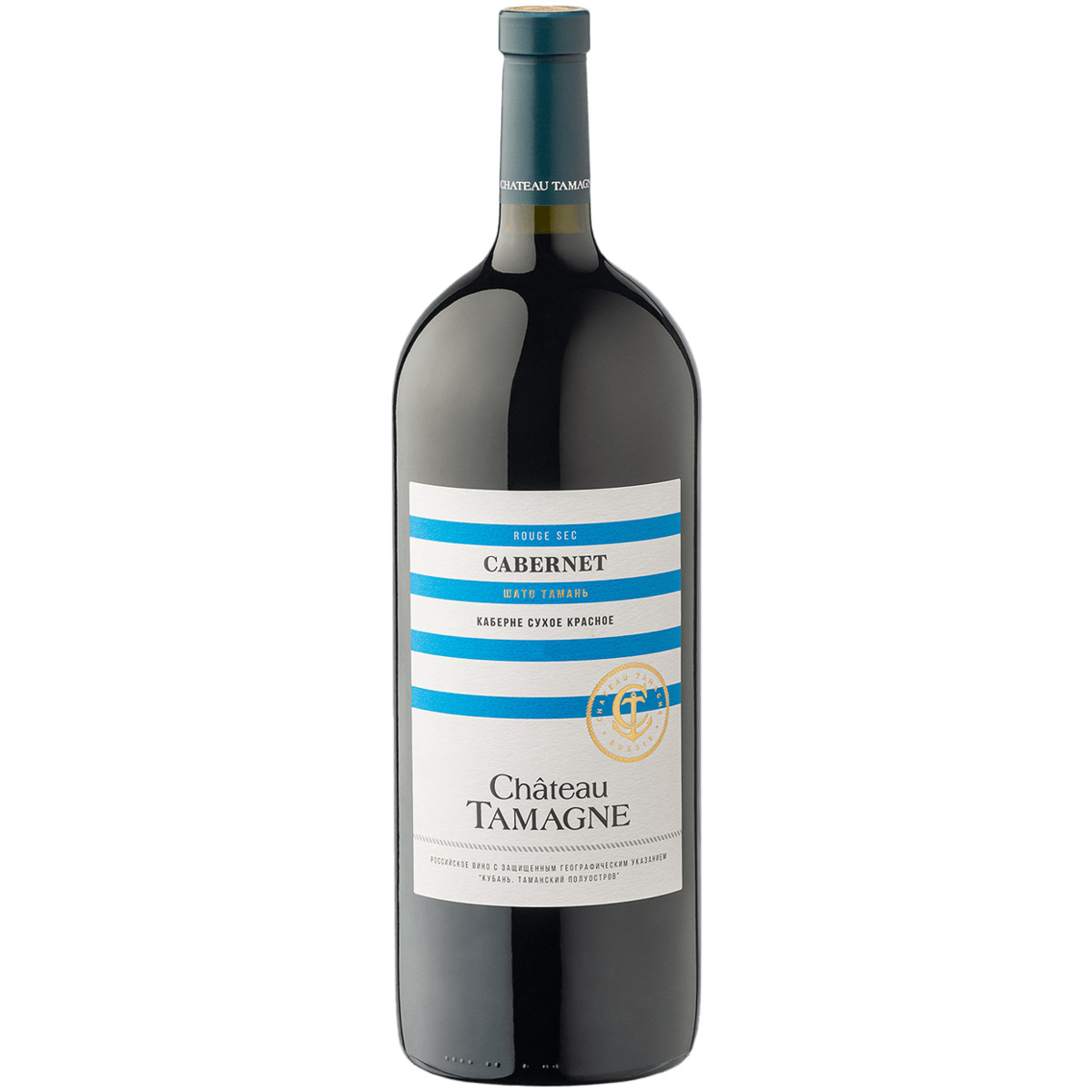 Вино Chateau Tamagne Cabernet красное сухое 1,5 л - купить в ВинЛаб, цена на Мегамаркет