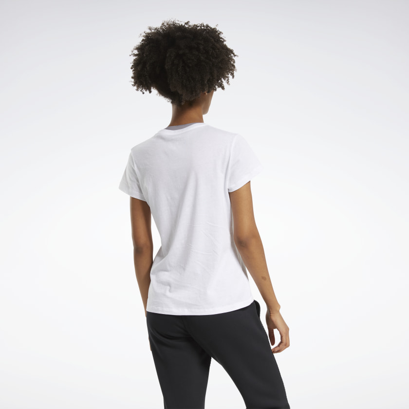Футболка женская Reebok FU2331 белая S - купить в Москве, цены на  СберМегаМаркет