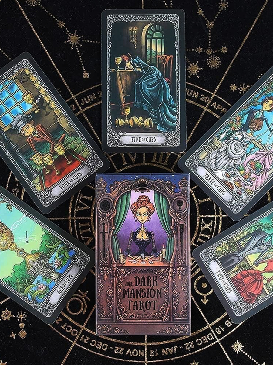Карты таро на привлечение мужчин. The Dark Mansion Tarot Deck. Карты Таро темный особняк. Таро Священного спектра. Таро особняк