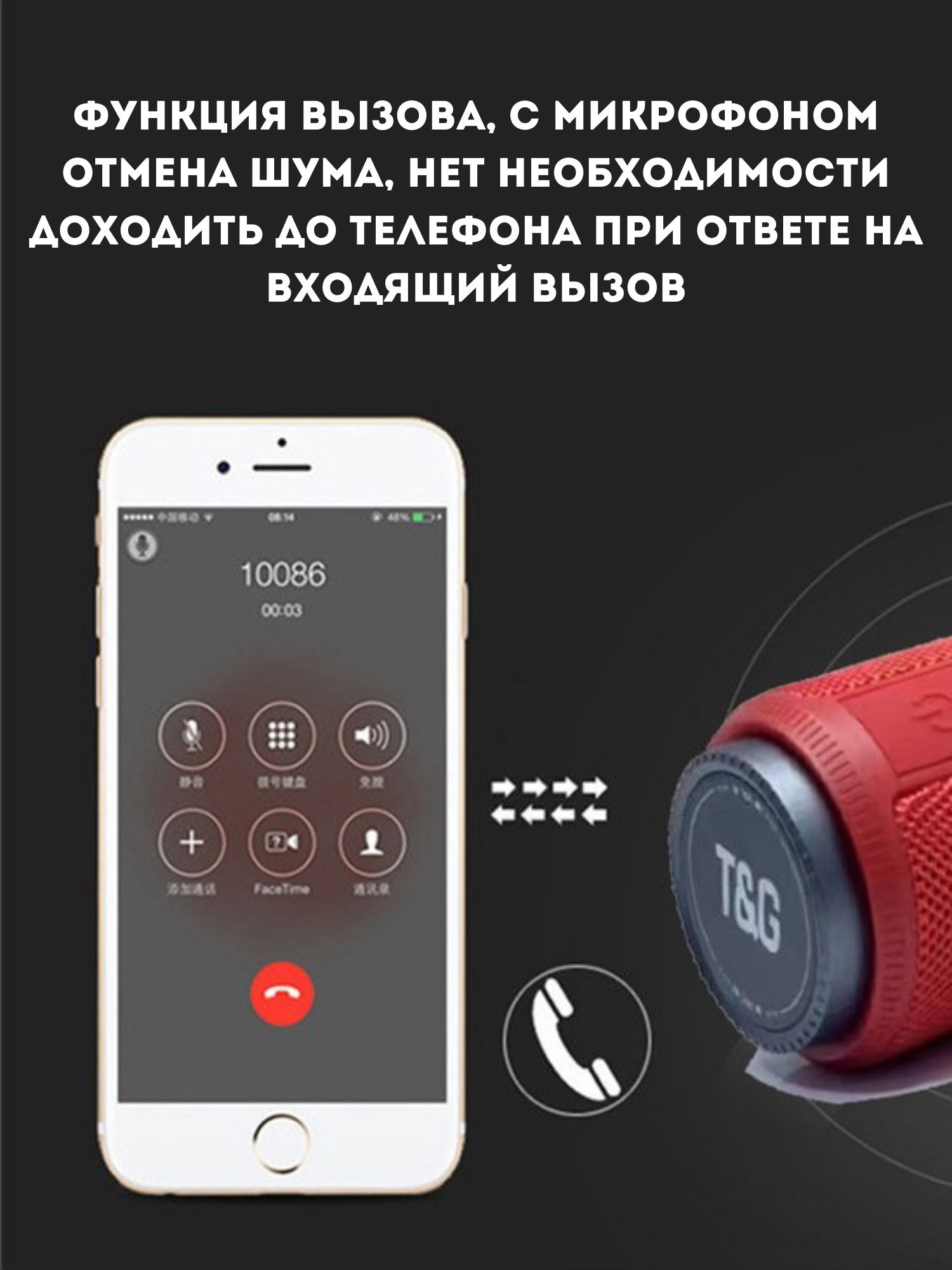 Портативная колонка T&G Red (М5-колонки-TG332-красный) – купить в Москве,  цены в интернет-магазинах на Мегамаркет