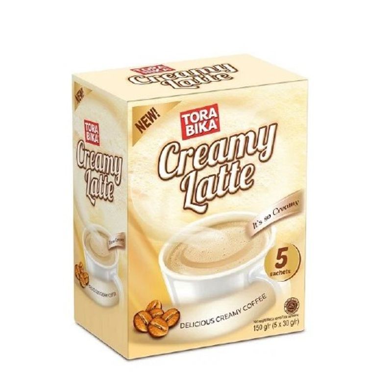 Купить кофейный напиток Torabika Creamy Latte растворимый 30 г х 5 шт, цены на Мегамаркет | Артикул: 100047344351