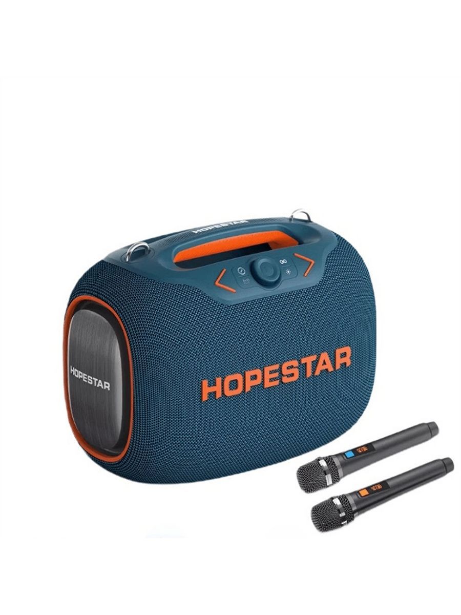 Портативная колонка Hopestar Party Box Blue - купить в NewProduct, цена на Мегамаркет
