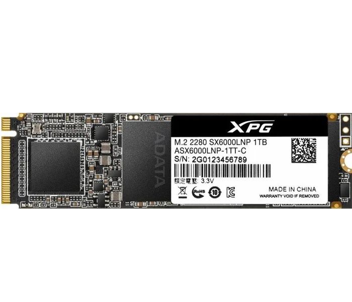 SSD диск ADATA XPG SX6000 Lite 1ТБ (ASX6000LNP-1TT-C) - купить в Москве, цены в интернет-магазинах Мегамаркет