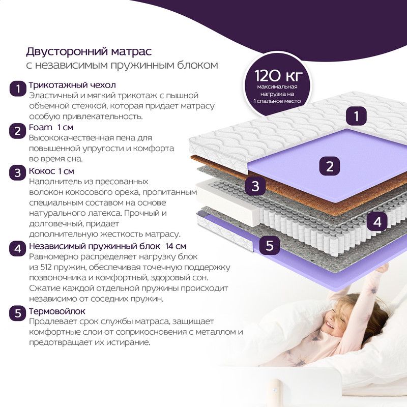 Матрас x sleep orto ergonomic