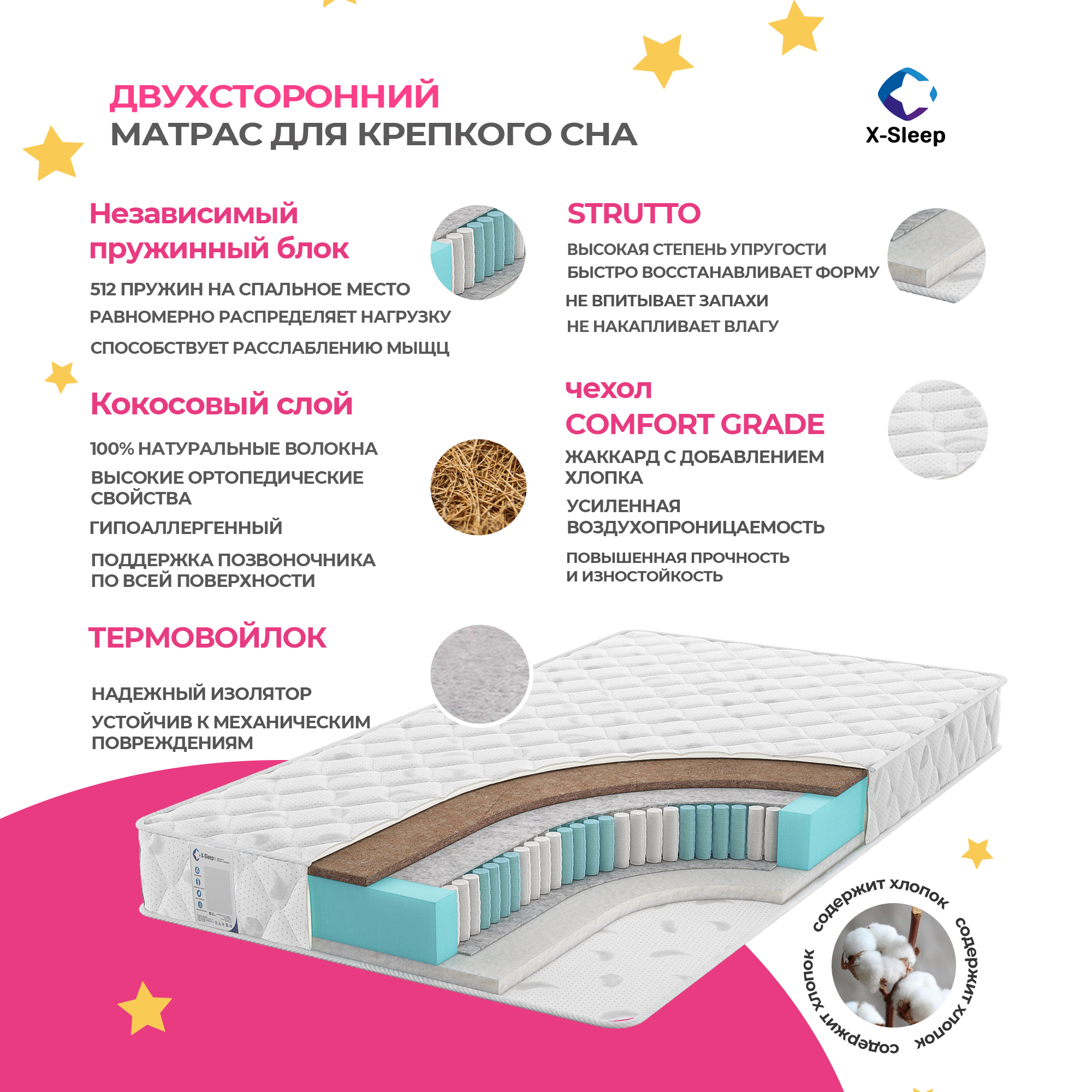 Матрас evita double h-4 120x195 ортопедический пружинный. Матрас serta perfect sleeper sanders 120x195 ортопедический пружинный. Матрас evita double h-4 120x195 ортопедический пружинный. Матрас x sleep orto ergonomic. Iq sleep orto.
