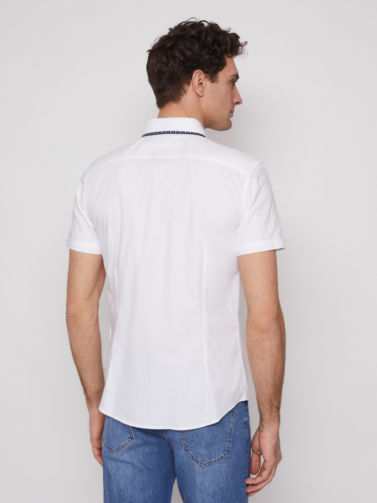 Рубашка мужская Zolla 012222259063 белая M