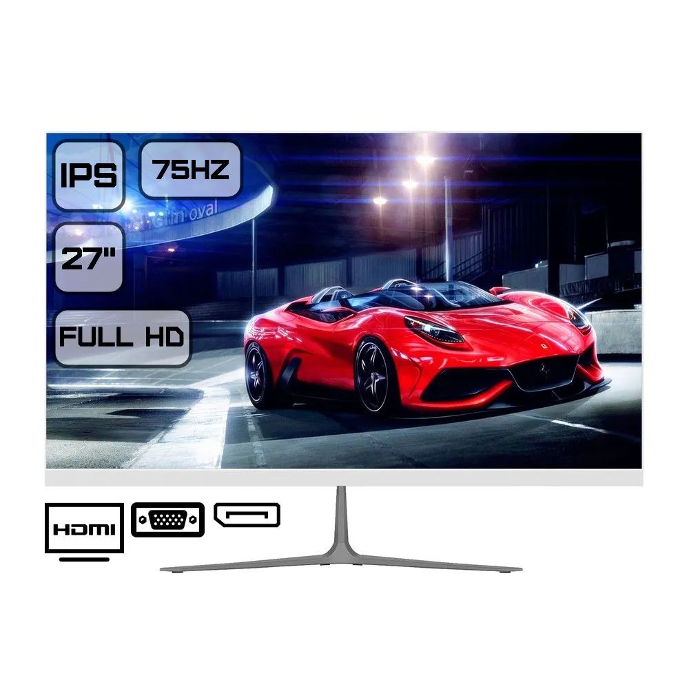 27" Монитор Lime Z270Z белый 75Hz 1920x1080 IPS - купить в Lime Store, цена на Мегамаркет