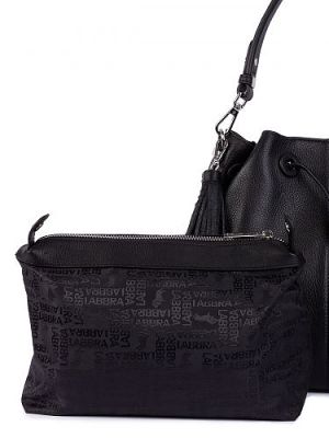 Комплект (сумка+косметичка+брелок) женский Labbra L-JY2224A, черный