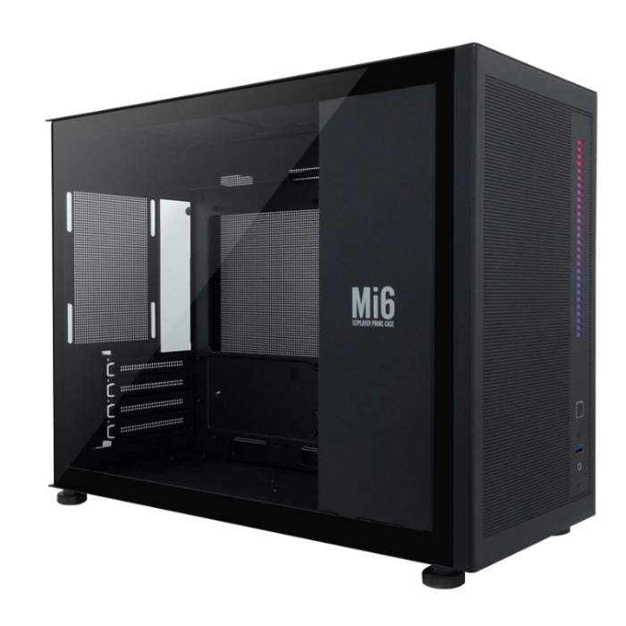 Корпус компьютерный 1stPlayer MIKU Mi6 (Mi6-BK) Black, купить в Москве, цены в интернет-магазинах на Мегамаркет