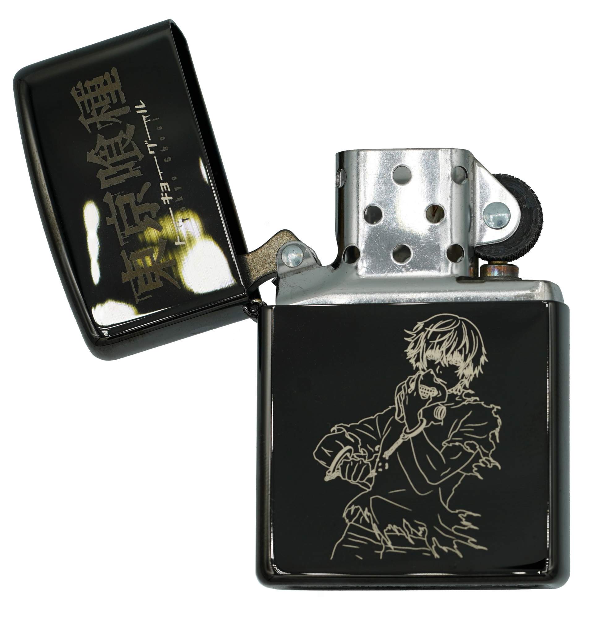 Зажигалка Оригинальная Zippo Токийский гуль 24756 Ebony - купить в ИП  Потапов Вадим Михайлович, цена на Мегамаркет