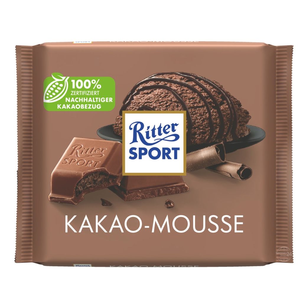 Купить шоколад Ritter Sport молочный какао-мусс 100 г, цены на Мегамаркет | Артикул: 100066188704
