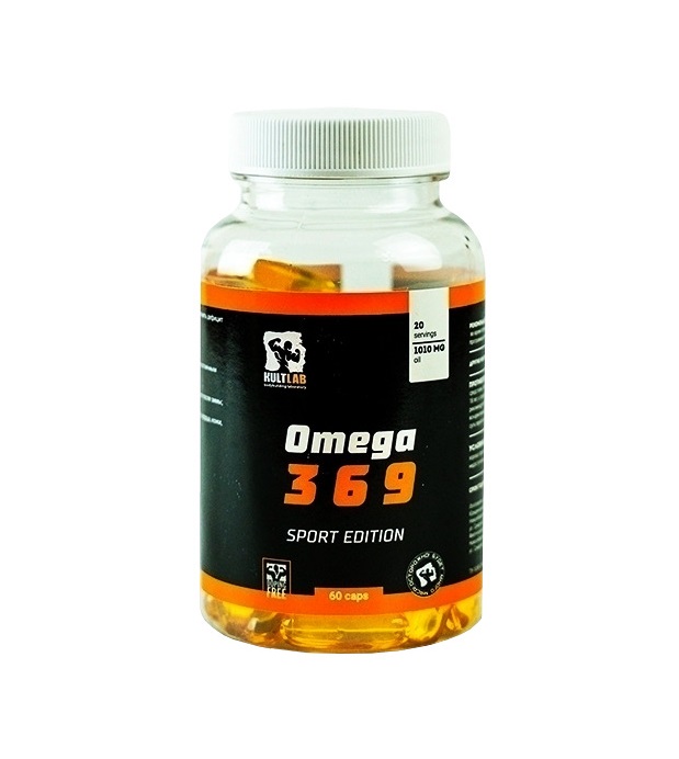 Омега 3-6-9, 60 капс (Рыбий жир) Kultlab Omega 3-6-9 - купить в СпортПит, цена на Мегамаркет