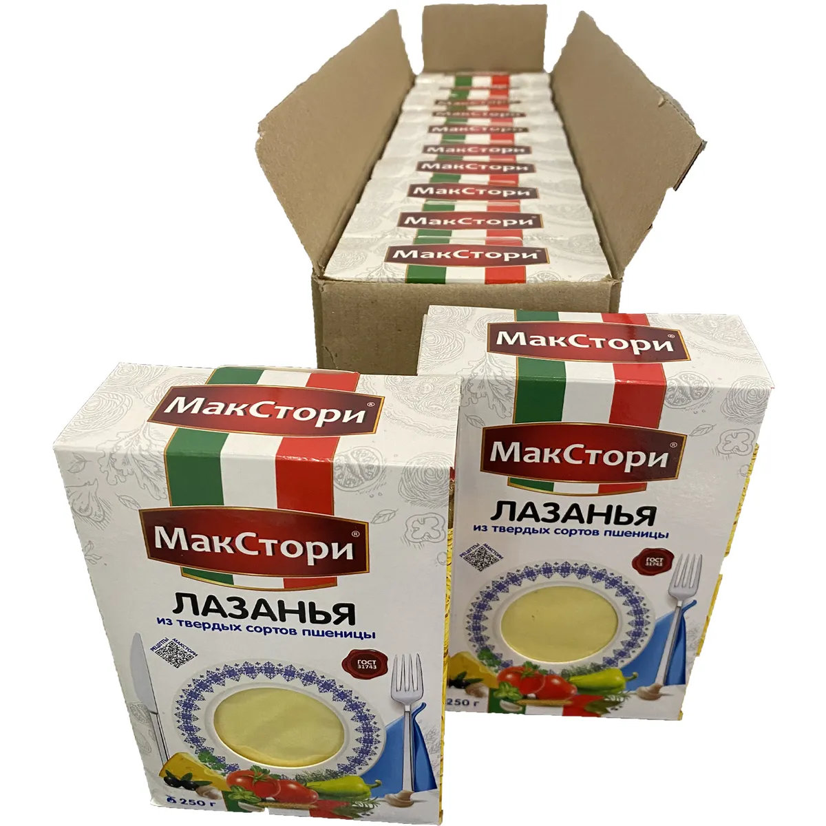 Лазанья из твёрдых сортов пшеницы МакСтори, 250 г, 10 шт. – купить в  Москве, цены в интернет-магазинах на Мегамаркет