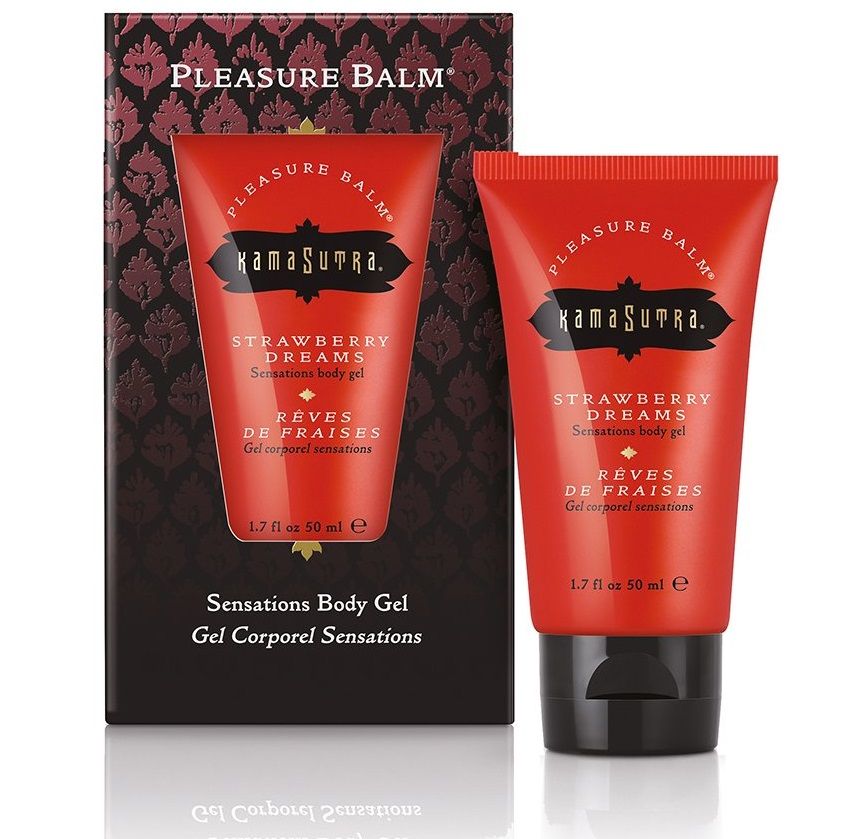 Гель Kama Sutra Pleasure Balm Sensations STRAWBERRY DREAMS клубника 50 мл