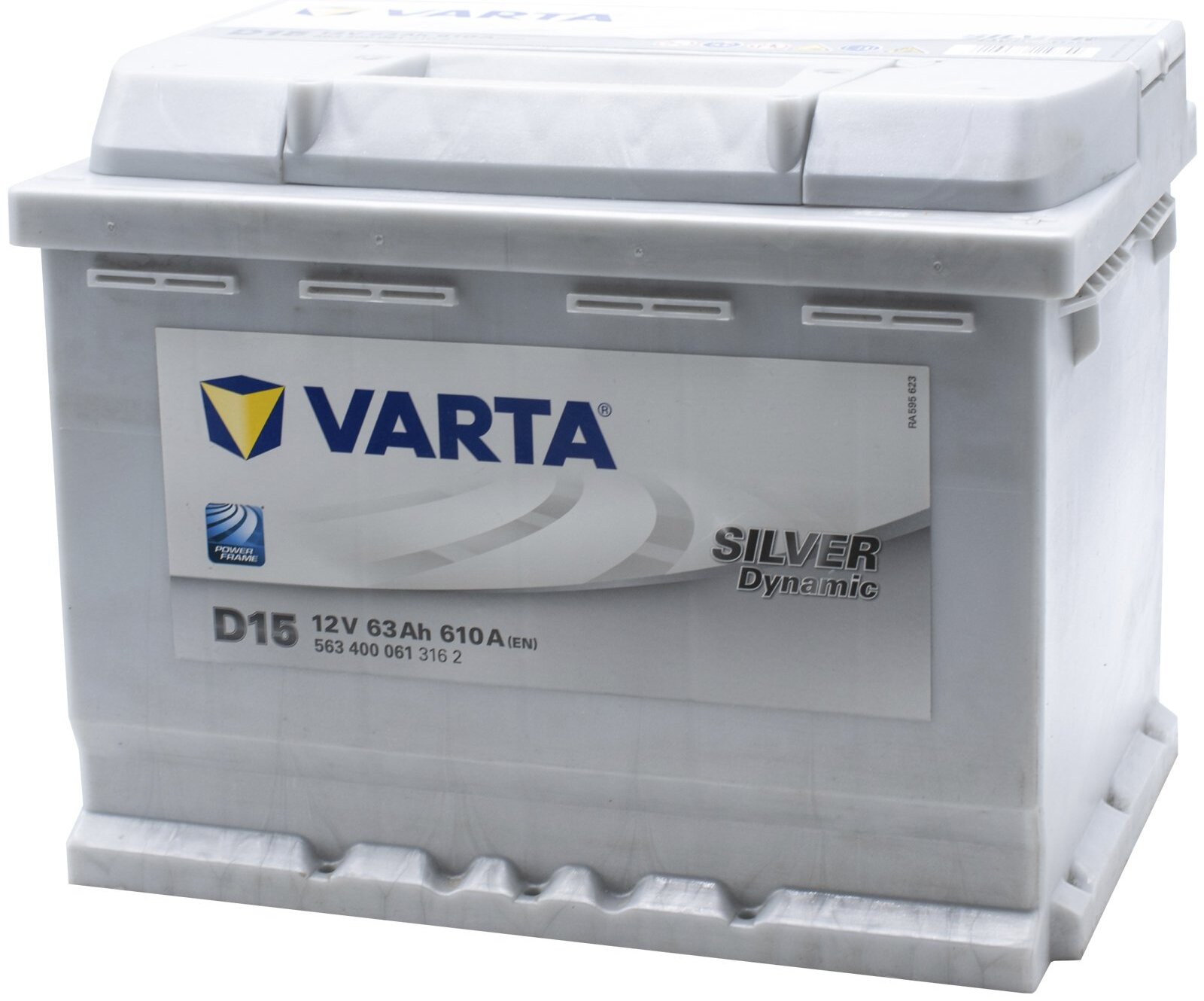 Купить аккумулятор VARTA Silver Dynamic (D15) 63 Ач 610 А обратная полярность, цены на Мегамаркет | Артикул: 100058629608