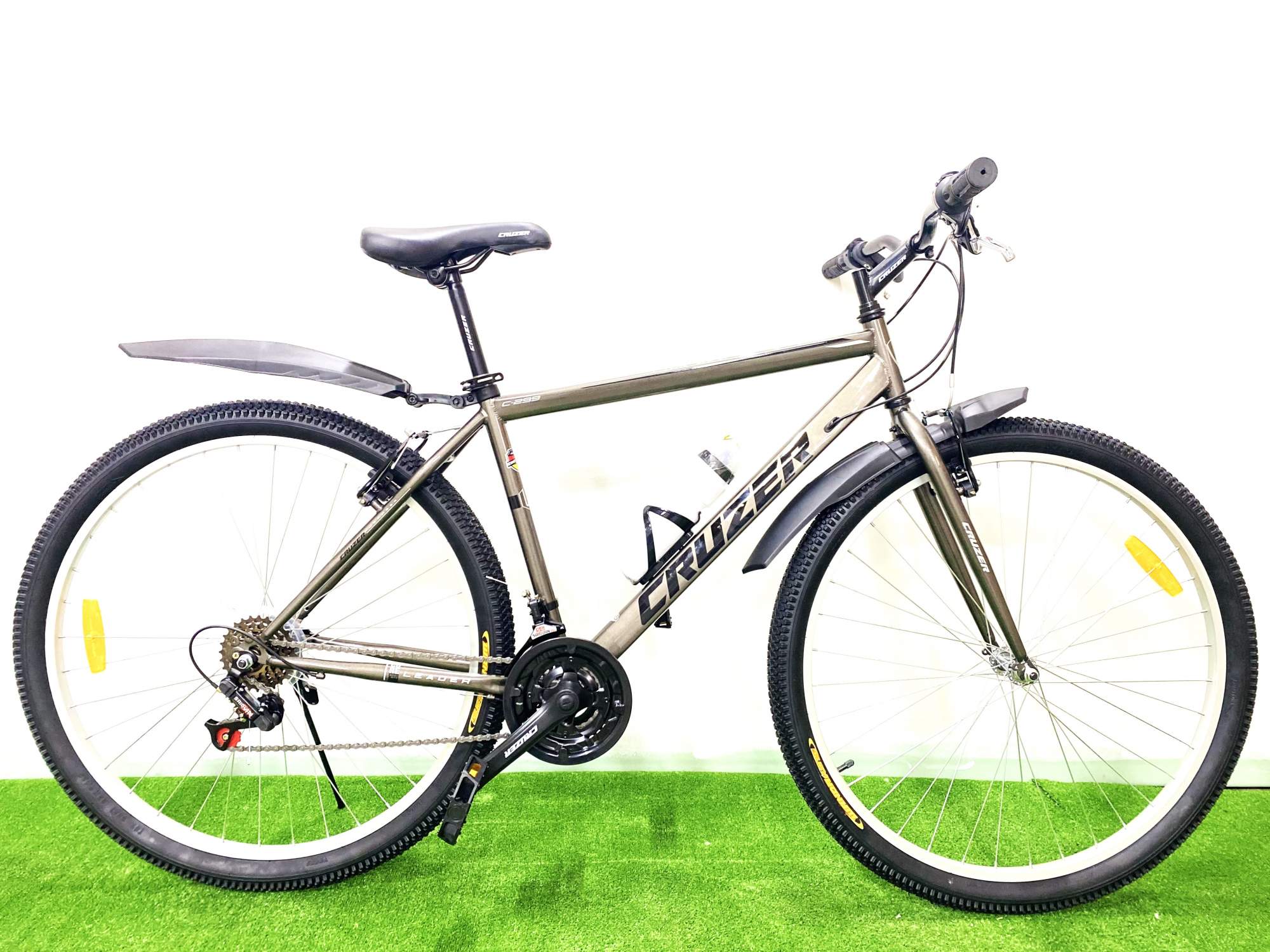 Велосипед горный CRUZER 299 29 2024 19" серый - купить в Bikemarket, цена на Мегамаркет