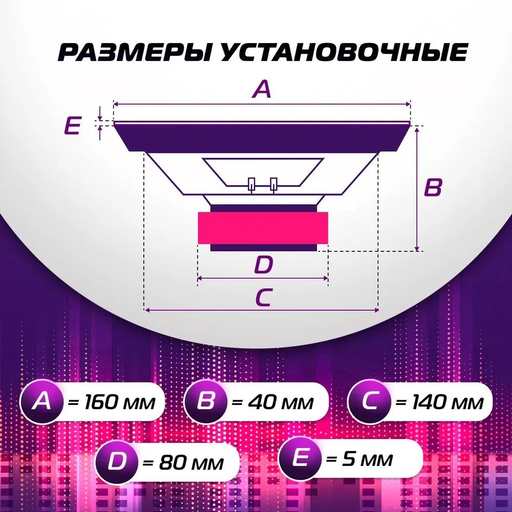 Автомобильные колонки MAGIC GHOST 16 см, Коаксиальная акустика 3-х  полосная, 300 Вт – купить в Москве, цены в интернет-магазинах на Мегамаркет