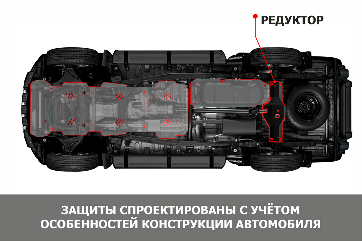 Купить защита редуктора АвтоБроня Hyundai ix35 4WD 10-15/Kia Sportage III  4WD 10-16, 111.02829.1, цены на Мегамаркет | Артикул: 100000389487