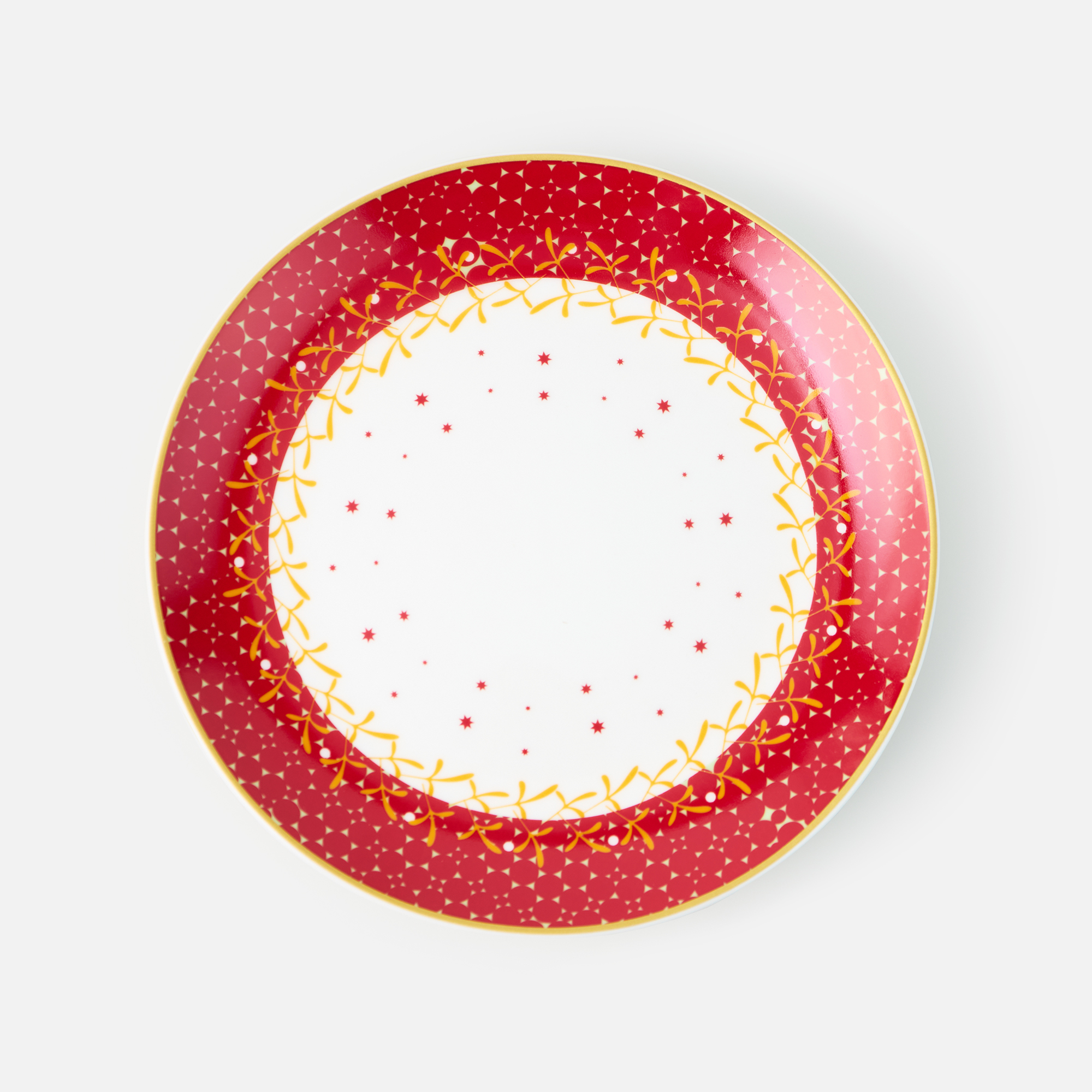 Тарелка Новогодний венок фарфор, 16 см, LHSR32-16 купить в интернет-магазине, цены на Мегамаркет