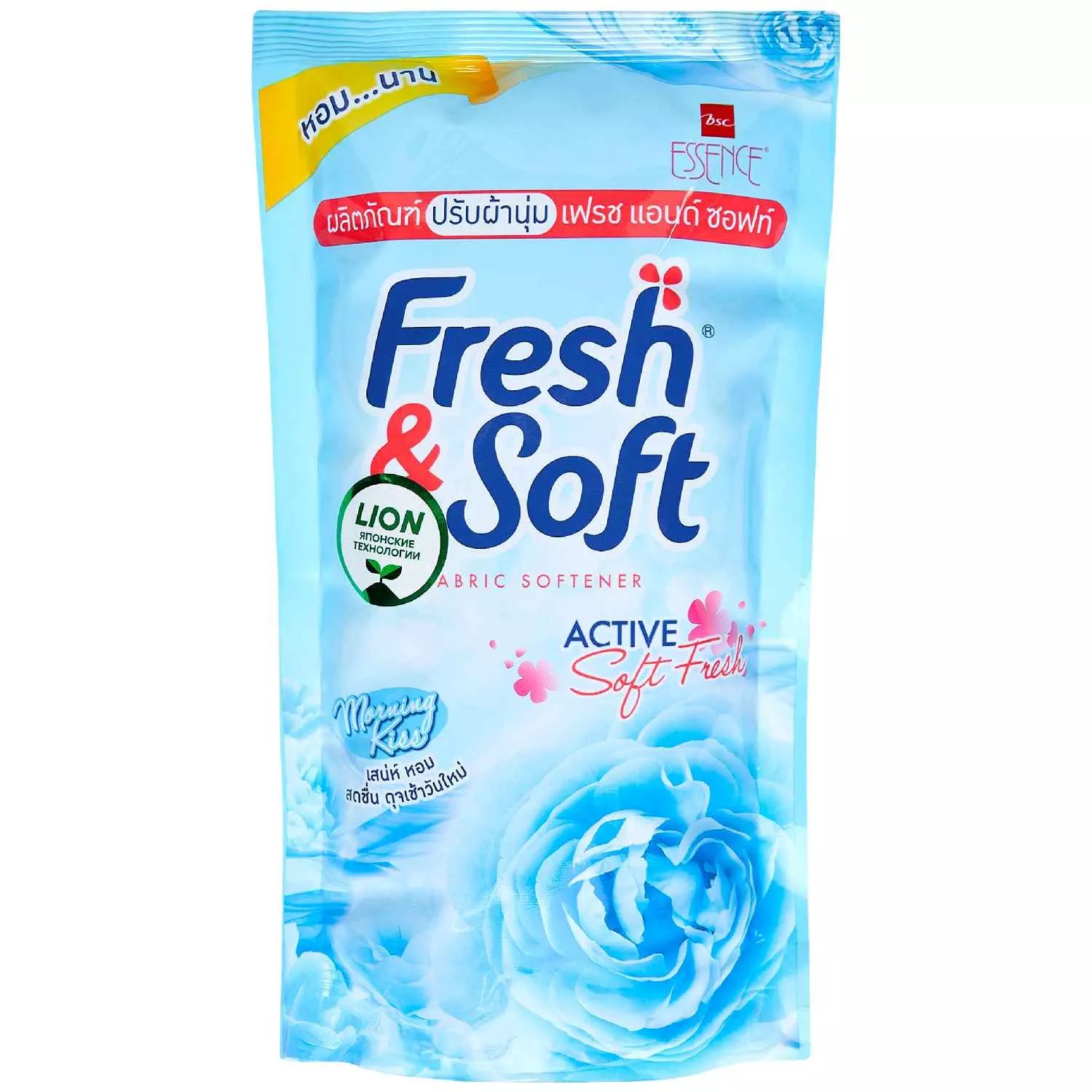 Кондиционер для белья парфюмированный Lion Fresh & Soft утренний поцелуй 600 мл - купить в fitomarket, цена на Мегамаркет