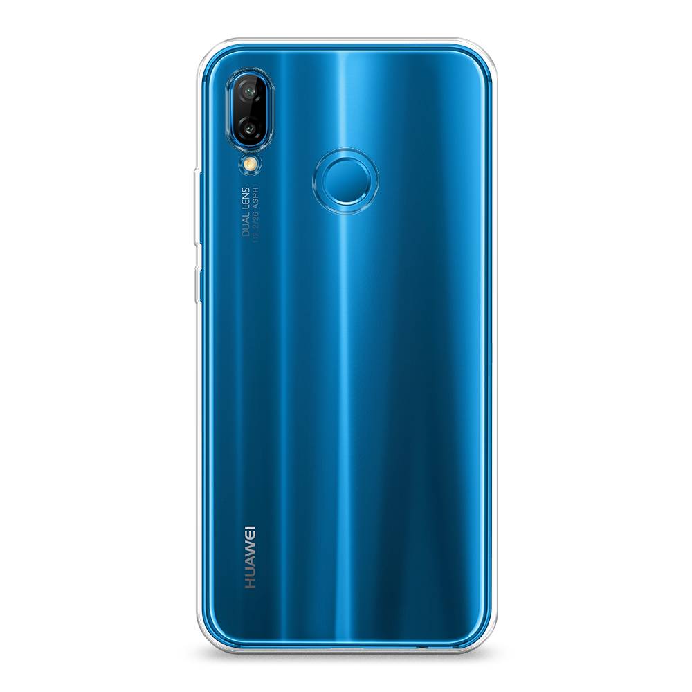 Чехол на Huawei P20 Lite прозрачный – купить в Москве, цены в  интернет-магазинах на Мегамаркет