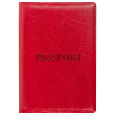 Обложка для паспорта женская Staff 237601 красная